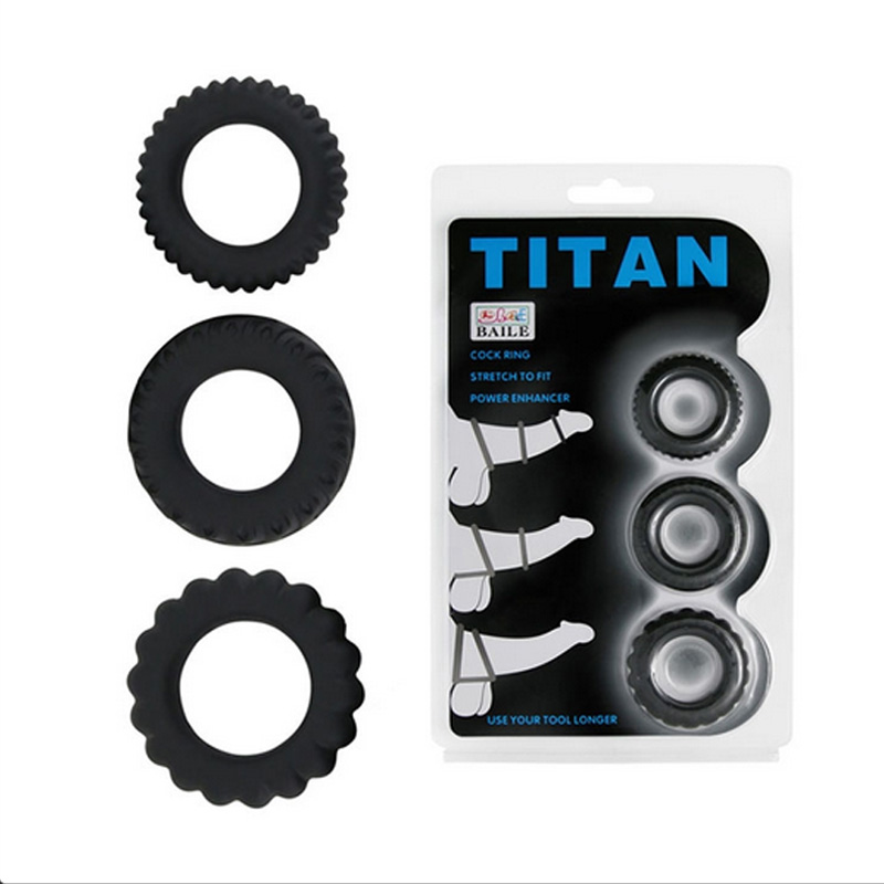 Bộ 3 vòng đeo Titan chống xuất tinh sớm kéo dài thời gian quan hệ