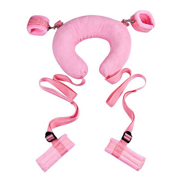 Bộ đồ chơi bạo dâm trói tay chân cổ có đệm nhung cao cấp