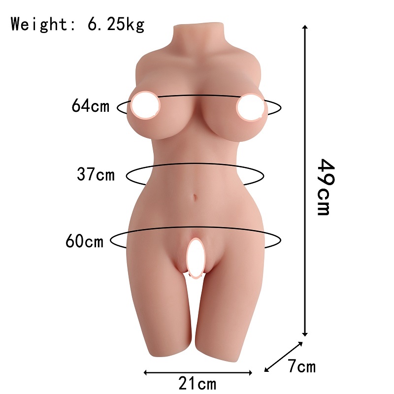 Búp bê tình dục silicon bán thân Mami 6,25kg có khung xương điều chỉnh tư thế đứng ngồi nằm