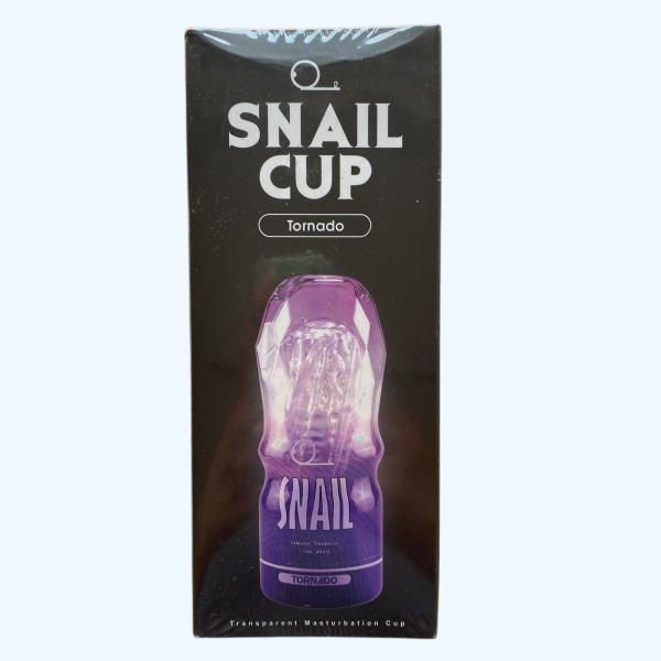 Cốc thủ dâm âm đạo giả cầm tay trong suốt Snail Cup không rung