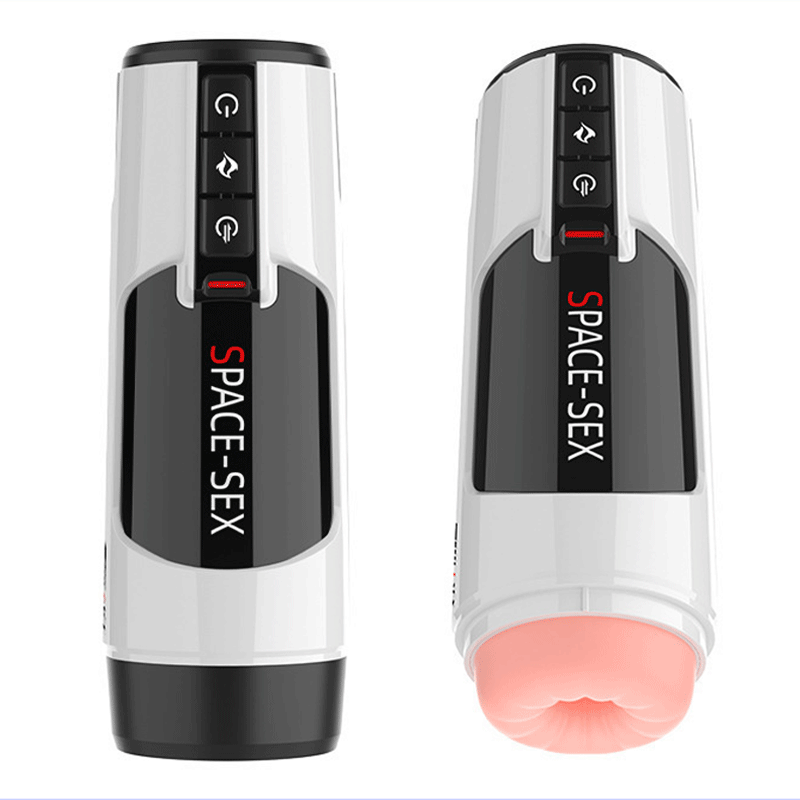 Cốc thủ dâm âm đạo giả tự động Space Sex rung thụt sưởi ấm rên rỉ gợi dục cực phê