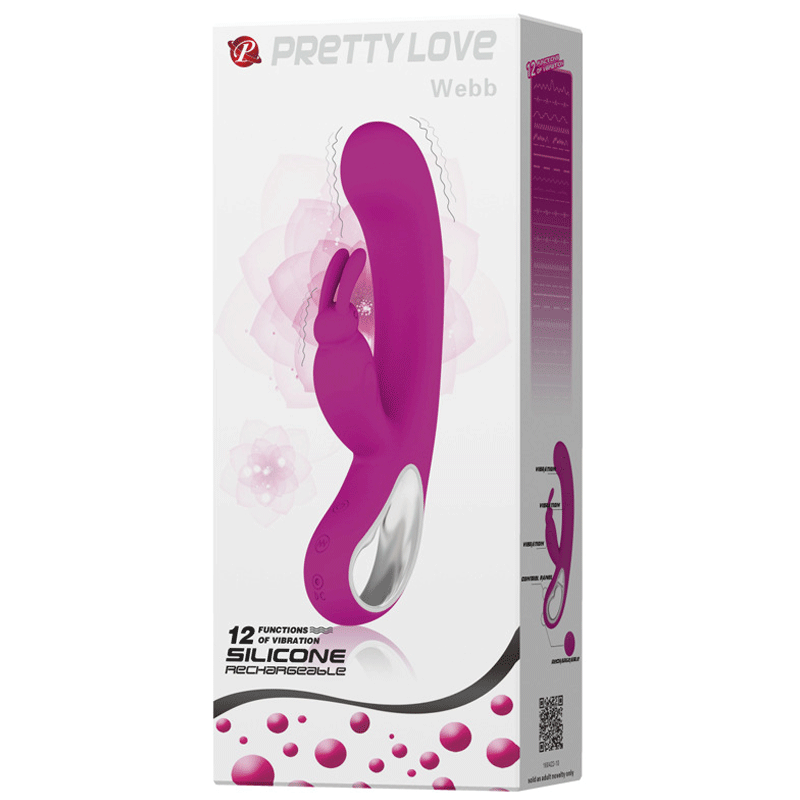 Dương vật giả massage điểm G Pretty Love Webb rung 12 chế độ cực mạnh