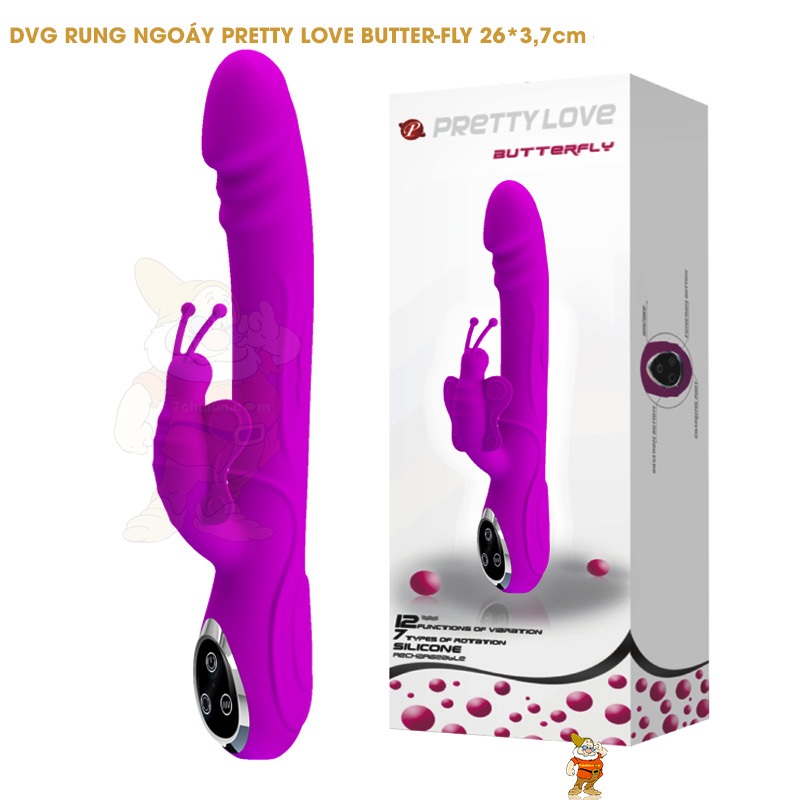 Dương vật giả rung xoay đảo chiều Pretty Love Butterfly đa năng