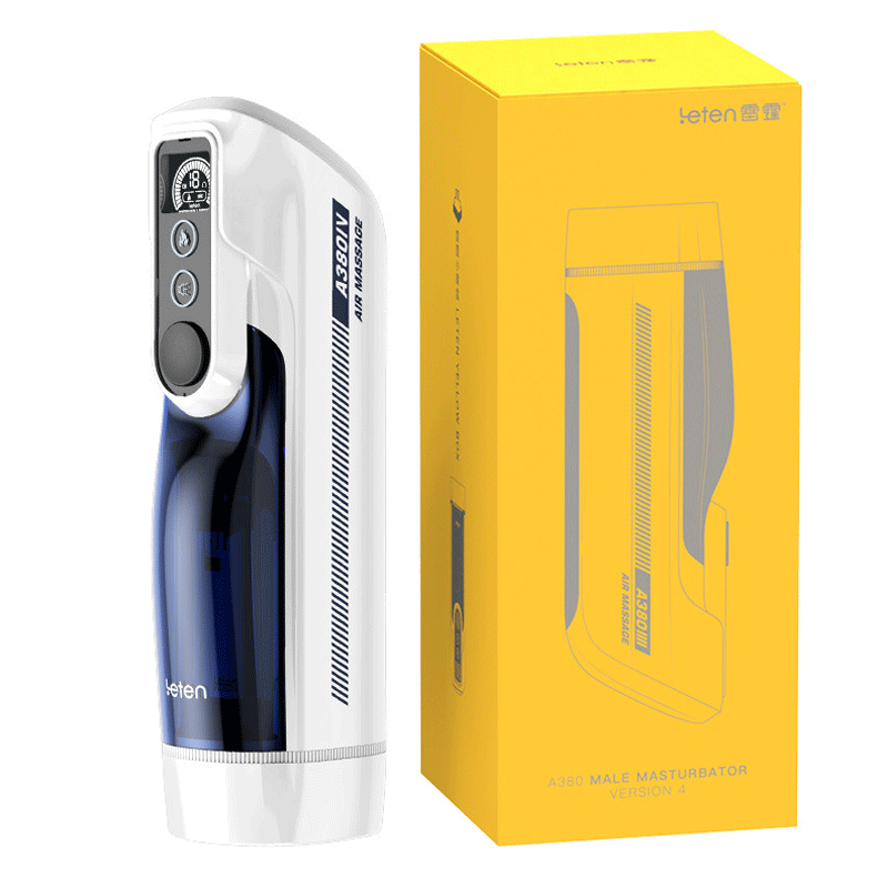 Máy thủ dâm tự động Leten A380 thế hệ 4 màn hình Led rung rên thụt tỏa nhiệt