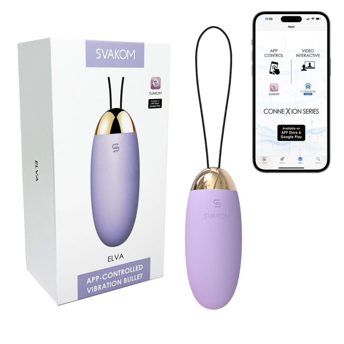 Svakom Elva App-Controlled điều khiển thông minh qua ứng dụng