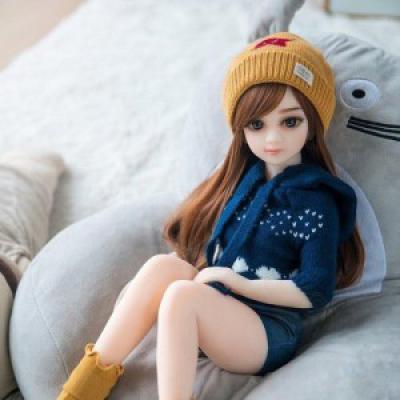 Búp bê tình yêu silicon toàn thân mini cao 60cm dễ thương