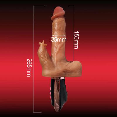 Dương vật cầm tay Riels có nhánh rung thụt liếm tỏa nhiệt ấm đa năng