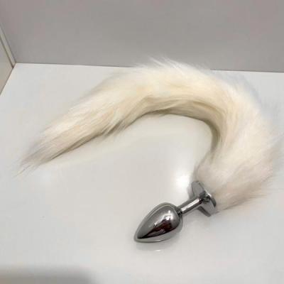Phích cắm đuôi cáo hậu môn inox Plug Cosplay hợp kim không gỉ