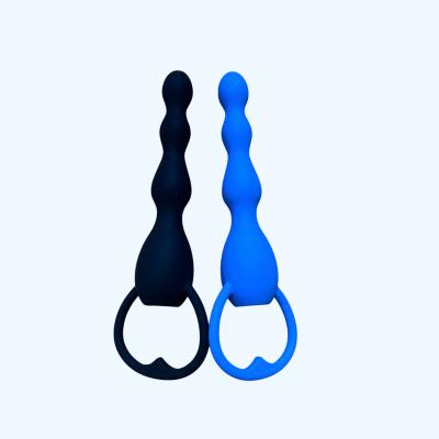 Que kích thích hậu môn silicon không rung dạng chuỗi