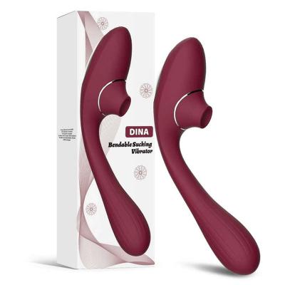 Que rung Dina kèm ống hút đa năng kích thích massage điểm G