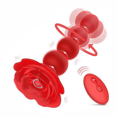 Sextoy que rung ngoáy hậu môn hoa hồng điều khiển từ xa
