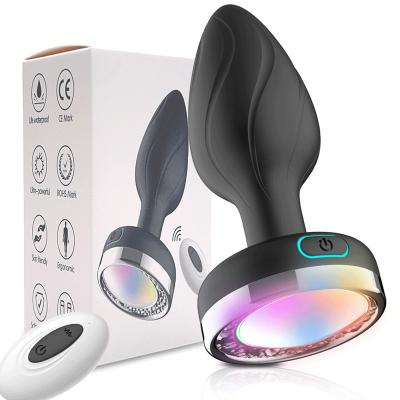 Sextoy Trứng rung hậu môn điều khiển từ xa có đèn Led đổi màu