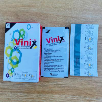 Tem ngậm Vinix Hàn Quốc 100mg tăng sinh lý kéo dài thời gian quan hệ hiệu quả nhanh