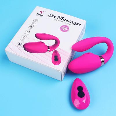 Trứng rung hình chữ C hai đầu bú mút Dibe G-Spot Alva cao cấp