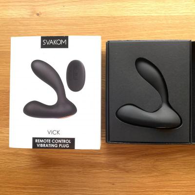 Trứng rung massage kích thích hậu môn Svakom Vick có remote