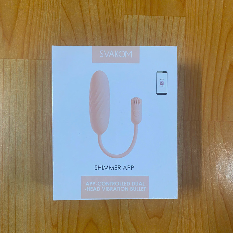 Trứng rung kép 2 đầu Svakom Shimmer điều khiển qua app điện thoại