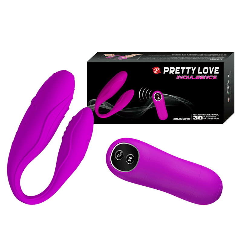 Trứng rung không dây hai đầu Pretty Love Indulgence 30 chế độ cao cấp