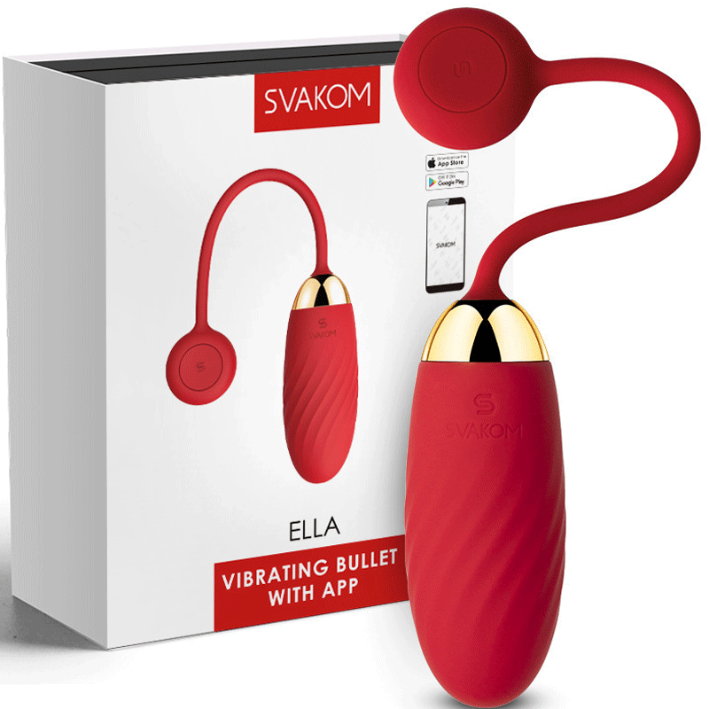 Trứng rung Svakom Ella điều khiển thông qua app Bluetooth bằng điện thoại